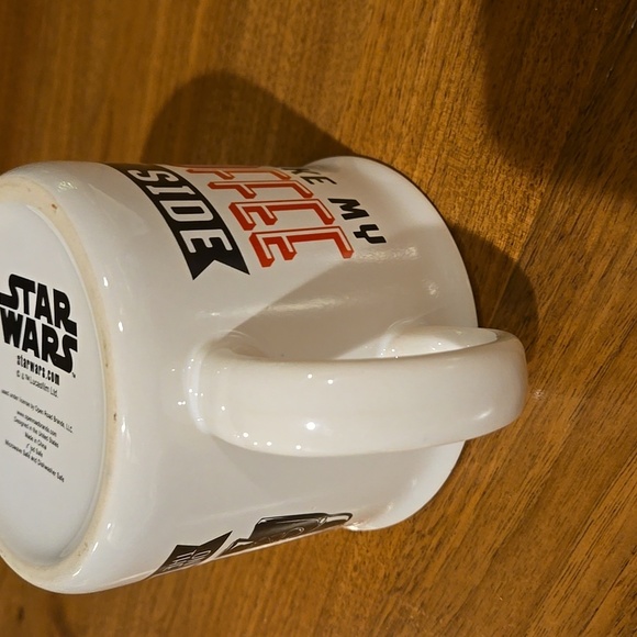 Star Wars Darth Vader I like my coffee on the dark side white black red mug - Picture 7 of 11